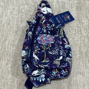 NWT Vera Bradley Harry Potter Forbidden Forest Sling Backpack